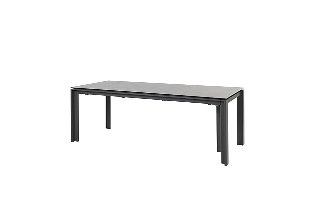 Taste by 4 Seasons Outdoor Optimum uitschuifbare tuintafel antraciet met keramisch tafelblad 160-220