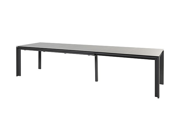 Taste by 4 Seasons Outdoor Optimum uitschuifbare tuintafel antraciet met keramisch tafelblad 220-280