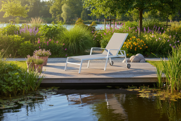 Taste by 4 Seasons Outdoor Solana verrijdbaar ligbed wit