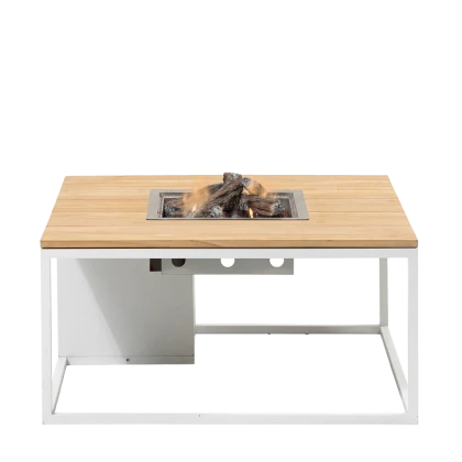 Cosiloft 100 white frame / teak top