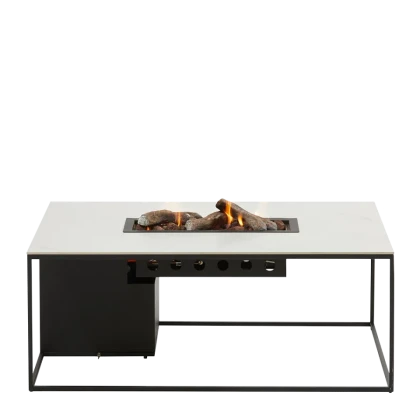 Cosidesign Line black frame / white marble look top