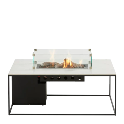 Cosidesign Line black frame / white marble look top