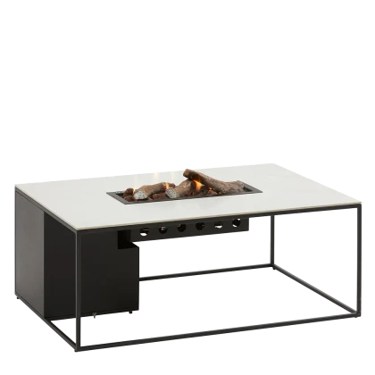 Cosidesign Line black frame / white marble look top