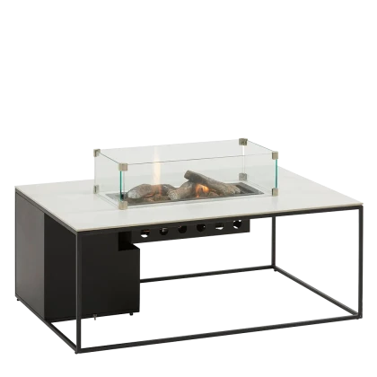 Cosidesign Line black frame / white marble look top