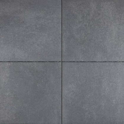 Trippel T 60x60x4 Zwart/Grijs nuance*