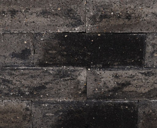 Roccia Strak 31x11,5x10 cm grijs/zwart*