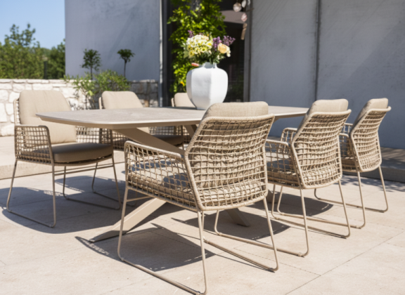 Taste by 4 Seasons Outdoor Albano tuinstoel incl. 2 kussens