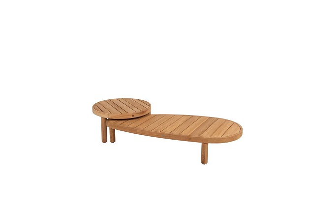Finn bijzettafel teak 60 cm. Ø (H 32) | 4 Seasons Outdoor