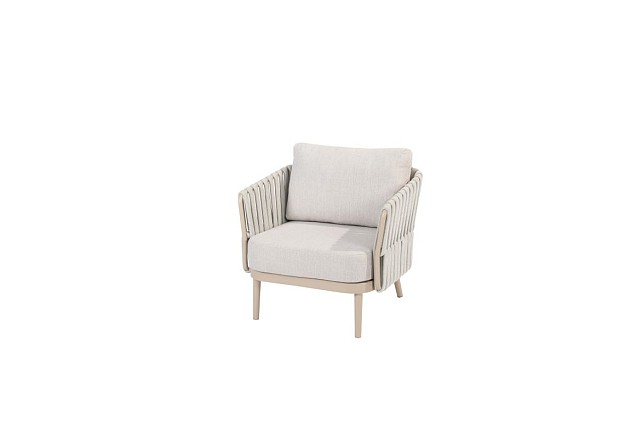 Taste by 4 Seasons Outdoor Eva loungeset 3-zits loungebank met twee loungestoel OP=OP