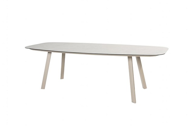 ACTIE - Taste by 4 Seasons Outdoor Manolo tuintafel latte met geprint keramiek tafelblad 240 x 103 c