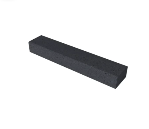 Betonbiels met facet 100x20x12 cm carbon*