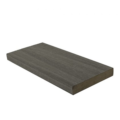 NewTechWood composiet co-extrusie kantplank houtstructuur 2,3 x 13,8 x 300 cm, Silver Gray.*