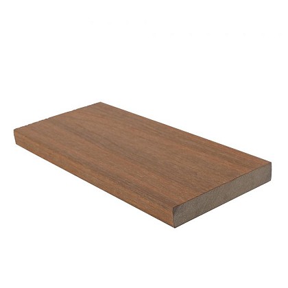 NewTechWood composiet co-extrusie kantplank houtstructuur 2,3 x 13,8 x 300 cm, Teak.*
