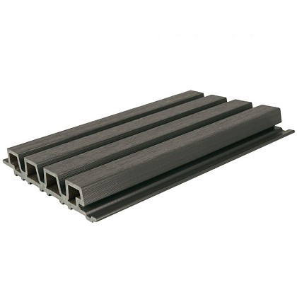NewTechWood composiet co-extrusie wand bekleding rhombus profiel, 3,3 x 21,5 x 230 cm, Silver Gray.*