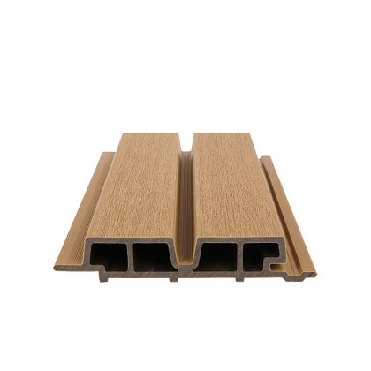 NewTechWood composiet co-extrusie wand bekleding Castellation PRO65 3,3 x 18 x 290cm Red Cedar.*