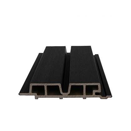 NewTechWood composiet co-extrusie wand bekleding Castellation PRO65 3,3 x 18 x 290cm Zwart.*