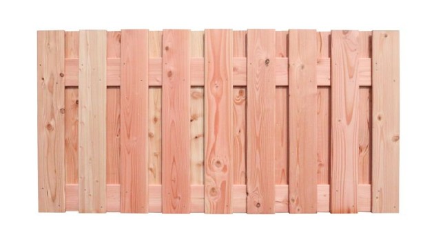 Douglas geschaafd plankenscherm 19-planks 16 mm, 180 x 90 cm, onbehandeld.*