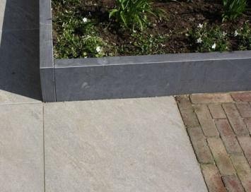 ++ Natuursteen opsluitbanden 6x35x100 cm Hardsteen