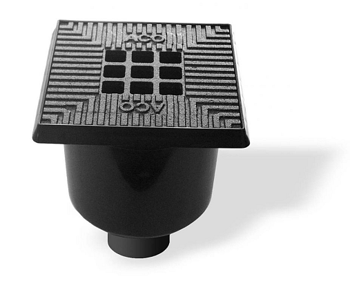 ACO Vloerput 200x200 met emmer rand+rst