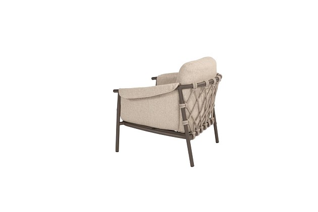 4 Seasons Outdoor Ezra loungestoel incl. kussens