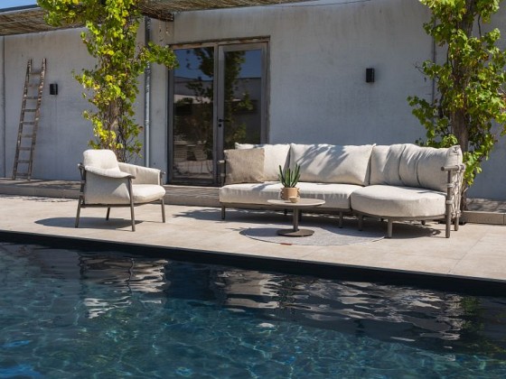 4 Seasons Outdoor Ezra loungestoel incl. kussens