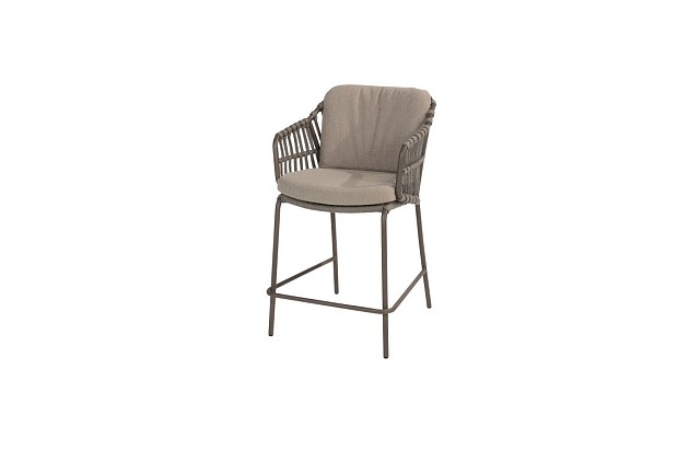 4 Seasons Outdoor Capalbio high dining stoel incl. 2 kussens OP=OP