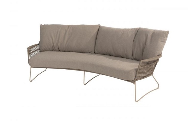 Botanic 3-zits loungebank latte incl. kussens | 4 Seasons Outdoor