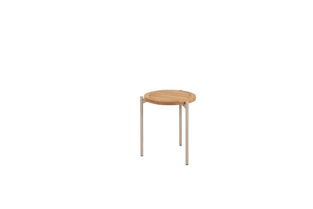 4 Seasons Outdoor Yoga bijzettafel latte 45 cm. Ø (H 55)