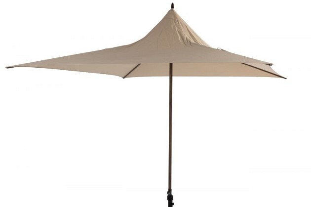 4 Seasons Outdoor Vivenda parasol 270 x 270 cm. beach met wenge frame