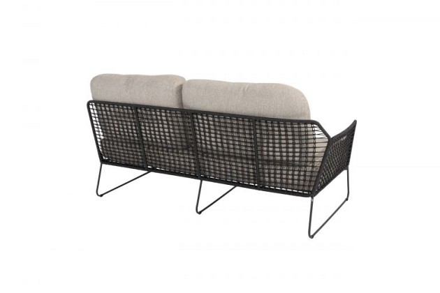 Taste by 4 Seasons Outdoor Rhodos 2-zits loungebank antraciet armleuning rechts