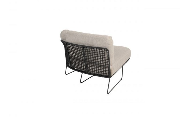 Taste by 4 Seasons Outdoor Rhodos chaise lounge antraciet armleuning links