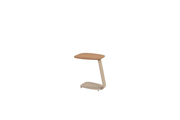 Taste by 4 Seasons Outdoor Gentle bijzettafel latte met teak tafelblad