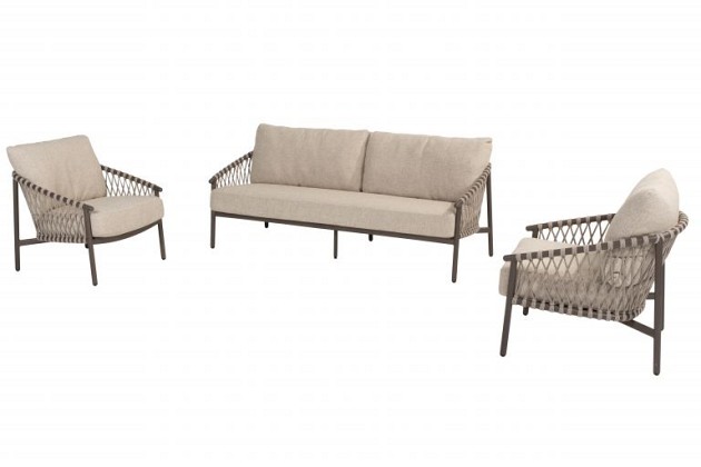 4 Seasons Outdoor Allora living lounge set (zonder tafel)