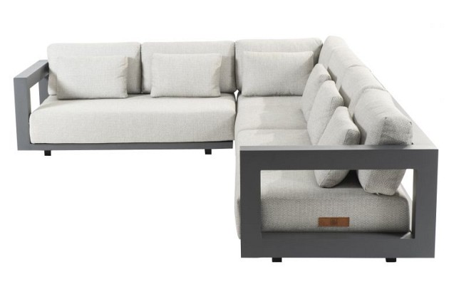 4 Seasons Outdoor Metropolitan hoekbank antraciet