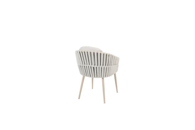 Taste by 4 Seasons Outdoor Eva dining set met Prado (teak) eettafel rond 160cm - Niet meer leverbaar