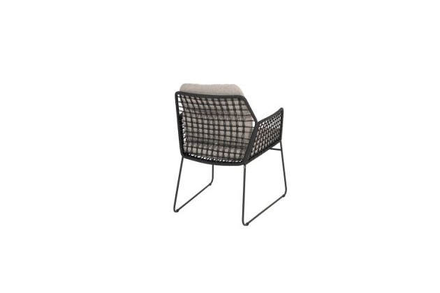 Taste by 4 Seasons Outdoor Rhodos dining set met Locarno eettafel antraciet 130cm - Niet meer leverb