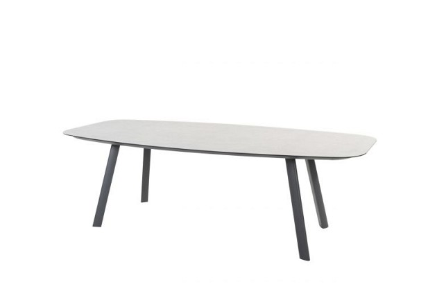Taste by 4 Seasons Outdoor Rhodos dining set met Manolo eettafel antraciet 240x103cm - Niet meer lev