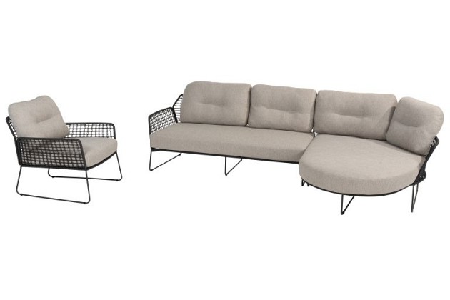 Taste by 4 Seasons Outdoor Rhodos lounge set (zonder tafel) - Niet meer leverbaar
