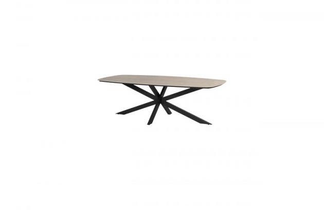 Taste by 4 Seasons Outdoor Albareto dining set met Prado eettafel 240x105cm (Anthraciet)