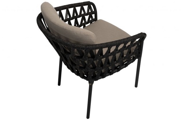 Taste by 4 Seasons Outdoor Albareto dining set met Prado eettafel 240x105cm (Anthraciet)