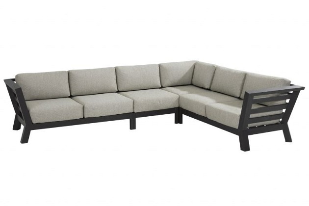 4 Seasons Outdoor Meteoro loungebank - Antraciet - Niet meer leverbaar