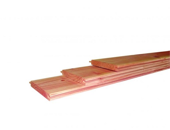 Douglas geschaafd dakbeschot 1,8 x 19,5 x 300 cm, onbehandeld.*