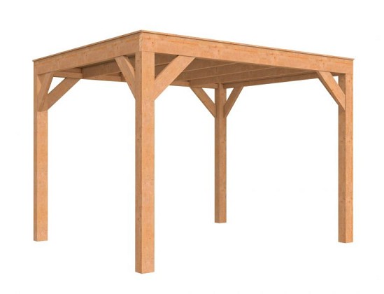 Douglasvision buitenverblijf Modern 306,5 x 306,5 cm, onbehandeld.*