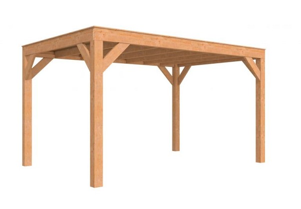 Douglasvision buitenverblijf Modern 399 x 306,5 cm, onbehandeld.*