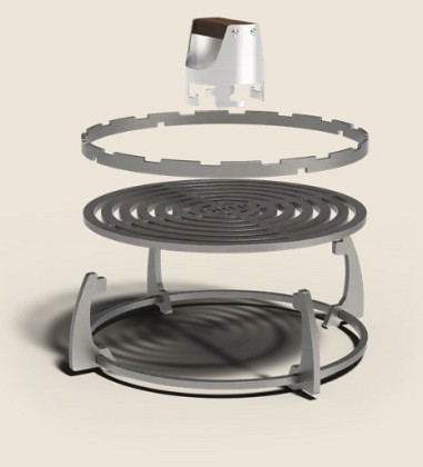 Cooking - SEARE BOLE GRILLSET - 481 x 481 x 142,5 - oiled - Staal