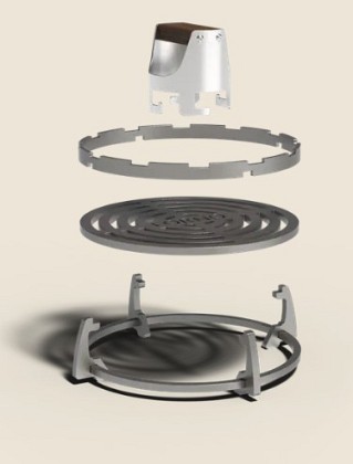 Cooking - SEARE COSA GRILLSET - 354 x 354 x 90,5 - oiled - Staal