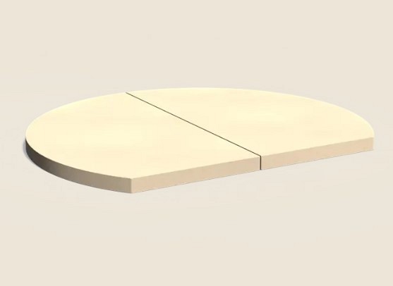 Cooking accessories - pizza stone  - 620 x 750 - Onbehandeld - Stone