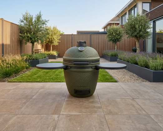 Kamado solo green (incl. side-tables)
