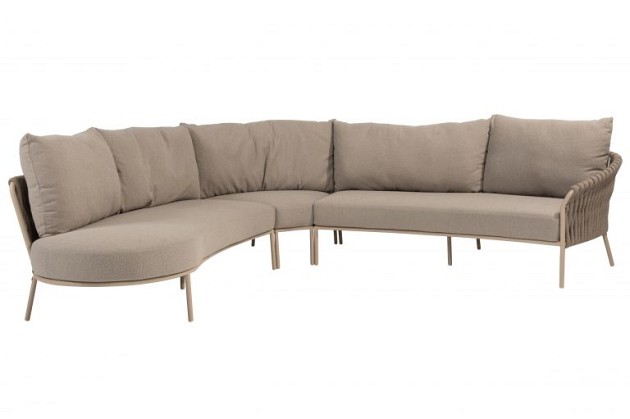 4 Seasons Outdoor Comino hoekbank latte