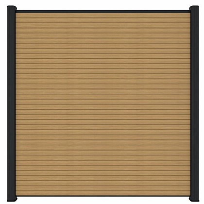 NewTechWood Co-extrusie composiet scherm Triple, 180 x 180 cm, Red Cedar.*